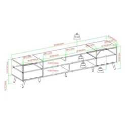 Mid-Century Modern Wide Storage TV Stand For TVs Up To 90" - Saracina Home 19 Mid-Century Modern Wide Storage TV Stand For TVs Up To 90" - Saracina Home -Saracina Home Deals Store GUEST ab849d12 16de 4623 8ed9 7b3fa2bb7fe4