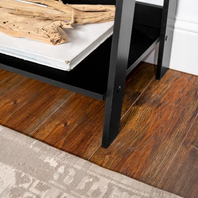 55" Thatcher Transitional Wood 4 Shelf Ladder Bookshelf - Saracina Home 8 55" Thatcher Transitional Wood 4 Shelf Ladder Bookshelf - Saracina Home - Image 8