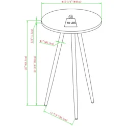 Modern Glam 3 Leg Round Side Table - Saracina Home 20 Modern Glam 3 Leg Round Side Table - Saracina Home -Saracina Home Deals Store GUEST b0240f86 31b9 4922 91c0 26a1ecfd91f4
