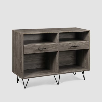 Modern Hairpin Leg Storage Console Table - Saracina Home 11 Modern Hairpin Leg Storage Console Table - Saracina Home - Image 11