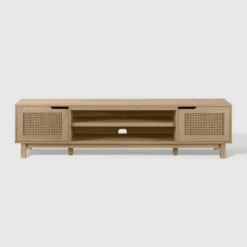 Modern Boho Storage TV Stand For TVs Up To 80" With Rattan Doors - Saracina Home 19 Modern Boho Storage TV Stand For TVs Up To 80" With Rattan Doors - Saracina Home -Saracina Home Deals Store GUEST b0d8acef 9f03 4235 95e4 57c3710f0a4e