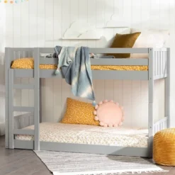 Twin Over Twin Wood Detachable Slat Bunk Bed - Saracina Home -Saracina Home Deals Store GUEST b1c2a3d0 4f3c 4fcc 8b66 8703ed708e10