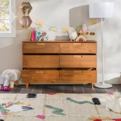 Mid-Century Modern Groove Wood 6 Drawer Dresser - Saracina Home 36 Mid-Century Modern Groove Wood 6 Drawer Dresser - Saracina Home -Saracina Home Deals Store GUEST b23f9ced 0f20 4832 b513 915786661b90