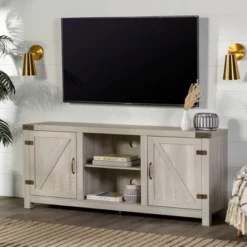 Clarabelle Farmhouse Barn Door TV Stand For TVs Up To 60" - Saracina Home 22 Clarabelle Farmhouse Barn Door TV Stand For TVs Up To 60" - Saracina Home -Saracina Home Deals Store GUEST b318f6a5 5faf 41af 982a a74a71a1a550
