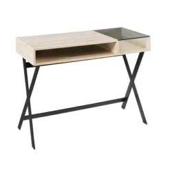 Modern Mixed Material Open Storage Computer Desk - Saracina Home -Saracina Home Deals Store GUEST b3700ef0 1157 4384 b771 6bd17b4cdbd9