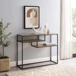 Modern 3 Tier Console Table - Saracina Home -Saracina Home Deals Store GUEST b3957592 8fff 4c79 a4ab da64f7fc51b2