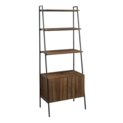 72" Open Shelf And Closed Storage Cabinet Ladder Bookcase - Saracina Home 21 72" Open Shelf And Closed Storage Cabinet Ladder Bookcase - Saracina Home -Saracina Home Deals Store GUEST b4c9708c 2fe3 4654 9c06 b27773a6d3bc