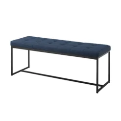 48" Upholstered Bench With Metal Base - Saracina Home -Saracina Home Deals Store GUEST b97efecc 90d6 4eaa bdcb c8f1eccca470