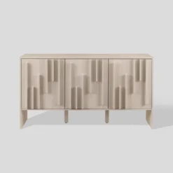 Modern Staggered Vertical Accent 3 Door Sideboard - Saracina Home -Saracina Home Deals Store GUEST bad756e7 423c 499b bb60 e0b6419d19a1