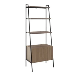 72" Open Shelf And Closed Storage Cabinet Ladder Bookcase - Saracina Home 19 72" Open Shelf And Closed Storage Cabinet Ladder Bookcase - Saracina Home -Saracina Home Deals Store GUEST bb53bc77 9ac3 477a ab20 0e515d00902d