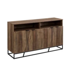 58" 4 Door Contemporary Storage Console Sideboard - Saracina Home -Saracina Home Deals Store GUEST bec8a305 7274 488d 8649 cb82de85e72d