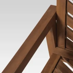 3pc Slatted Chevron Acacia Wood Patio Chat Set - Saracina Home -Saracina Home Deals Store GUEST c1ff2a1b c925 43c3 99c6 f046b31d44db