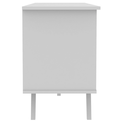 Modern Contemporary Simple Wood Storage Console TV Stand For TVs Up To 65" - Saracina Home 2 Modern Contemporary Simple Wood Storage Console TV Stand For TVs Up To 65" - Saracina Home - Image 2