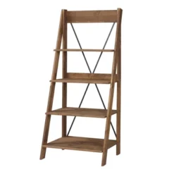 68.25" Boho 4 Tier Solid Wood Ladder Bookshelf Plant Stand - Saracina Home -Saracina Home Deals Store GUEST c869c4b2 7d23 4772 9ba1 7d8e83863675