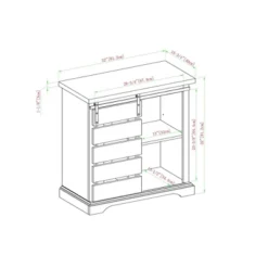Tertia Modern Transitional Accent Cabinet With Sliding Plank Door - Saracina Home 16 Tertia Modern Transitional Accent Cabinet With Sliding Plank Door - Saracina Home -Saracina Home Deals Store GUEST c924aee1 3580 44e6 bac3 1442628148bf