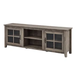 Tasi Glass Door Console TV Stand For TVs Up To 80" - Saracina Home -Saracina Home Deals Store GUEST caef7606 50a3 47c6 974f f70e38412a9c