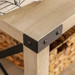 Sophie Rustic Industrial X Frame Entry Bench With 3 Cubbies - Saracina Home -Saracina Home Deals Store GUEST cbe04d15 269b 4d8e a4b7 260334b08339