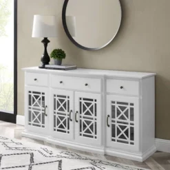 Selma Transitional 3 Tiered Ornate Fretwork Door Sideboard - Saracina Home -Saracina Home Deals Store GUEST cdf6c707 00c3 48fa a445 4ef1444609de