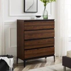Theo Urban Modern Plank 4 Drawer Dresser - Saracina Home -Saracina Home Deals Store GUEST cee2b574 852e 4636 a81c 938507fd04ce