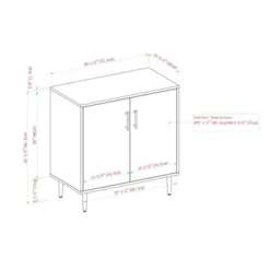 Angelo Modern Bookmatch Accent Cabinet - Saracina Home -Saracina Home Deals Store GUEST cf0b4a1a 7813 4e3e aff3 4cb726389e84