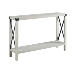 Sophie Rustic Industrial X Frame Entry Table - Saracina Home -Saracina Home Deals Store GUEST cf5bf7c8 47e9 4b55 841d 5247188cac9a