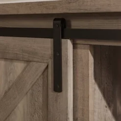 Clarabelle Double Sliding X Barn Door TV Stand For TVs Up To 80" - Saracina Home -Saracina Home Deals Store GUEST cfc0a8da e00e 47cc 99e5 289dbd965ddc