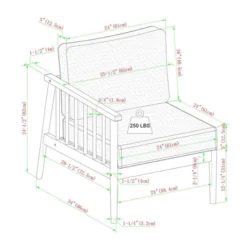Saracina Home 4pc Modern Boho Eucalyptus Spindle Outdoor Sectional Set -Saracina Home Deals Store GUEST d25a15f4 447f 4f84 84bf 6ce06bfe8c1a