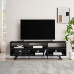 Mid-Century Modern Low TV Stand With Storage For TVs Up To 80" - Saracina Home -Saracina Home Deals Store GUEST d3cb86c7 c131 4ac5 849f d42c4bc78f3a