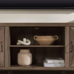 Modern Industrial Barn Door TV Stand For TVs Up To 80" - Saracina Home -Saracina Home Deals Store GUEST d7035150 4fdf 4553 abe7 d2dea7f47802