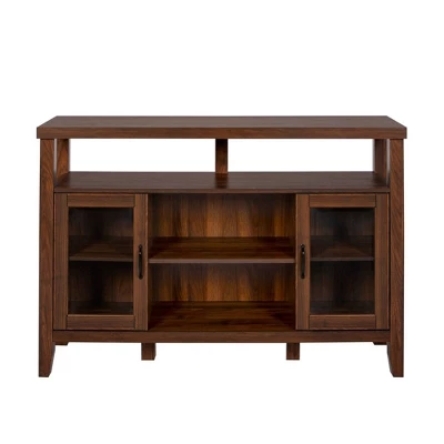 Rustic Transitional Double Door Highboy Buffet - Saracina Home 6 Rustic Transitional Double Door Highboy Buffet - Saracina Home - Image 6