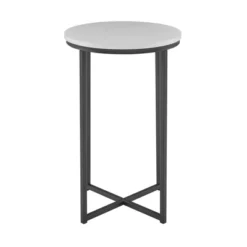 Vivian Glam X Leg Round Side Table - Saracina Home -Saracina Home Deals Store GUEST d9c87a6c 23a2 4a0b be6b a91c0814beb2