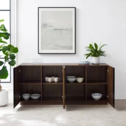 Contemporary Storage With 4 Doors Sideboard - Saracina Home -Saracina Home Deals Store GUEST dde73520 bee9 4841 b01e afd30233f4c4