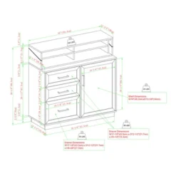 Modern Transitional Flip Down Secretary Desk - Saracina Home -Saracina Home Deals Store GUEST e0493730 5766 4191 ae33 5cde9bfcc812