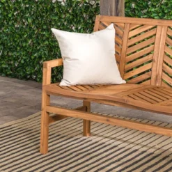 Slatted Chevron Acacia Wood Patio Loveseat – Saracina Home 26 Slatted Chevron Acacia Wood Patio Loveseat – Saracina Home -Saracina Home Deals Store GUEST e23677ae d4e6 44d8 9c15 7fe7c18d7f08