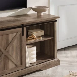 Clarabelle Double Sliding X Barn Door TV Stand For TVs Up To 80" - Saracina Home -Saracina Home Deals Store GUEST e67dd42d ff15 4256 a0d8 7f67f3fdaea2