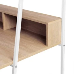 36" Writing Desk With Open Storage Ladder Bookshelf - Saracina Home -Saracina Home Deals Store GUEST e6b06f69 3c40 4d14 89cd a621a54542e1