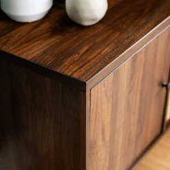 Modern Vinyl Record Player Storage TV Stand For TVs Up To 65" Dark Walnut - Saracina Home 15 Modern Vinyl Record Player Storage TV Stand For TVs Up To 65" Dark Walnut - Saracina Home -Saracina Home Deals Store GUEST e6e766a5 a5d7 4f9f 8b93 e7144a032105