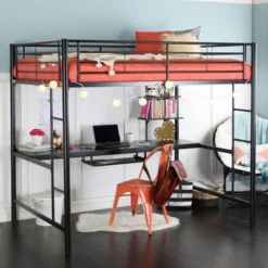 Full Analise Metal Loft Bed With Wood Desk - Saracina Home -Saracina Home Deals Store GUEST e7d324a5 abaa 4c4e a76c b60ba3fb7f69