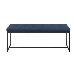 48" Upholstered Bench With Metal Base - Saracina Home -Saracina Home Deals Store GUEST e9c48d5c f015 4ec3 a18f 1b402d2cb46b