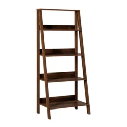 55" Thatcher Transitional Wood 4 Shelf Ladder Bookshelf - Saracina Home 25 55" Thatcher Transitional Wood 4 Shelf Ladder Bookshelf - Saracina Home -Saracina Home Deals Store GUEST ec1a5c50 9f0e 435d 99dc 71812f9893c7