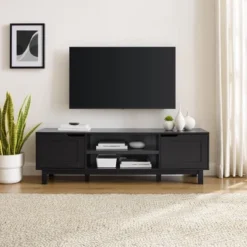 Modern Transitional 2 Door Storage TV Stand For TVs Up To 65" - Saracina Home 13 Modern Transitional 2 Door Storage TV Stand For TVs Up To 65" - Saracina Home -Saracina Home Deals Store GUEST ed692f76 ef59 4df7 9b75 0bb9a780a577