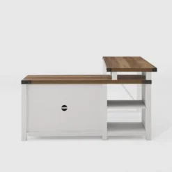 Farmhouse Rustic L Shaped Desk With Storage - Saracina Home 25 Farmhouse Rustic L Shaped Desk With Storage - Saracina Home -Saracina Home Deals Store GUEST f043f844 e2f6 40d3 af69 2275571e1a6a