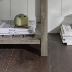 June Rustic Transitional Square Nightstand With Lower Shelf - Saracina Home -Saracina Home Deals Store GUEST f08f610e b018 4cce a230 b305a209adc8