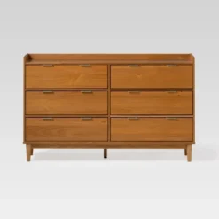 Mid-Century Modern Solid Wood 6 Drawer Double Dresser - Saracina Home 37 Mid-Century Modern Solid Wood 6 Drawer Double Dresser - Saracina Home -Saracina Home Deals Store GUEST f40a606f 0c8e 43a8 b20e 6173eadd8c07