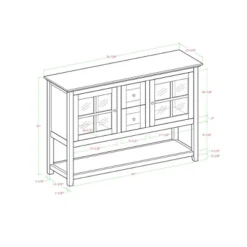 Tasi Transitional Buffet With Lower Shelf TV Stand For TVs Up To 58" - Saracina Home -Saracina Home Deals Store GUEST f5204cb0 d6b1 4f04 8bff d0f10edf174e