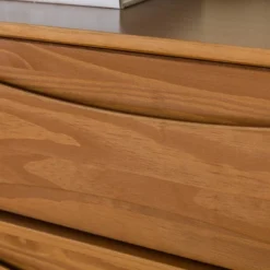 Mid-Century Modern Contoured 5 Drawer Chest Of Drawers - Saracina Home -Saracina Home Deals Store GUEST f771bc5b 00e3 4d3b 9835 237e83a63c48