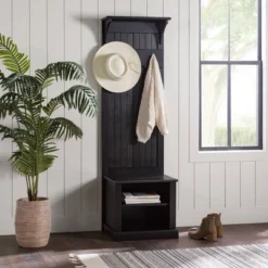 Waylon Rustic Farmhouse Solid Wood Tall Hall Tree - Saracina Home 31 Waylon Rustic Farmhouse Solid Wood Tall Hall Tree - Saracina Home -Saracina Home Deals Store GUEST fa95a34f dc11 450d 9b51 26e0edd461ff