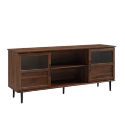 Modern Wood And Glass Door Console TV Stand For TVs Up To 65" - Saracina Home 11 Modern Wood And Glass Door Console TV Stand For TVs Up To 65" - Saracina Home -Saracina Home Deals Store GUEST fc8652e4 98ea 4ef7 b0d9 8ca61c7825f0