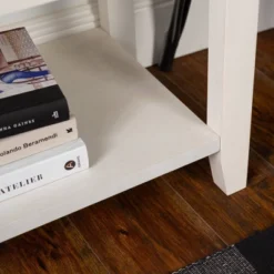 48" Farmhouse Solid Wood 2 Drawer Buffet White - Saracina Home -Saracina Home Deals Store GUEST fca06093 76ee 4361 a9c1 7bd02fcca42c