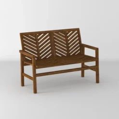 Slatted Chevron Acacia Wood Patio Loveseat – Saracina Home 36 Slatted Chevron Acacia Wood Patio Loveseat – Saracina Home -Saracina Home Deals Store GUEST fd45a857 958f 4159 adac aad875aded8e